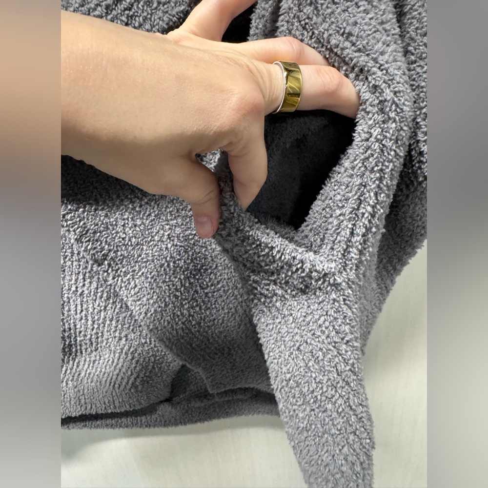 Barefoot Dreams CozyChic Chevron Ribbed Cardigan - Picture 4 of 6